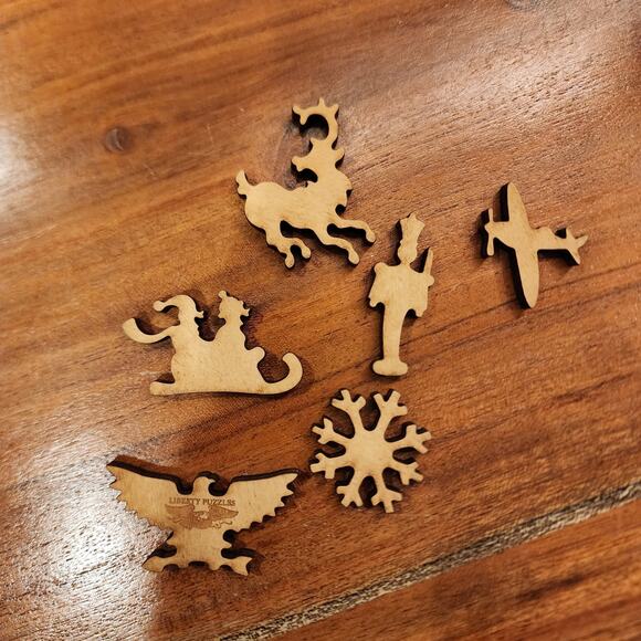 Liberty Puzzle Wooden Jigsaw Christmas Victorian Saint Nicholas 289pc Whimsy - Picture 9 of 10